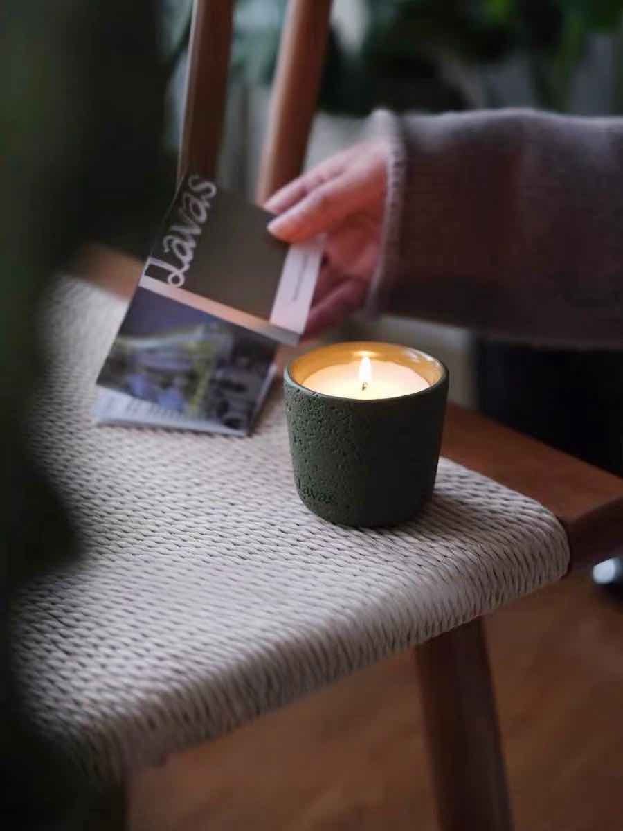 Wood Wick Soy Wax Scented Candle - Breath of Nature Scented - Iceland Tundra