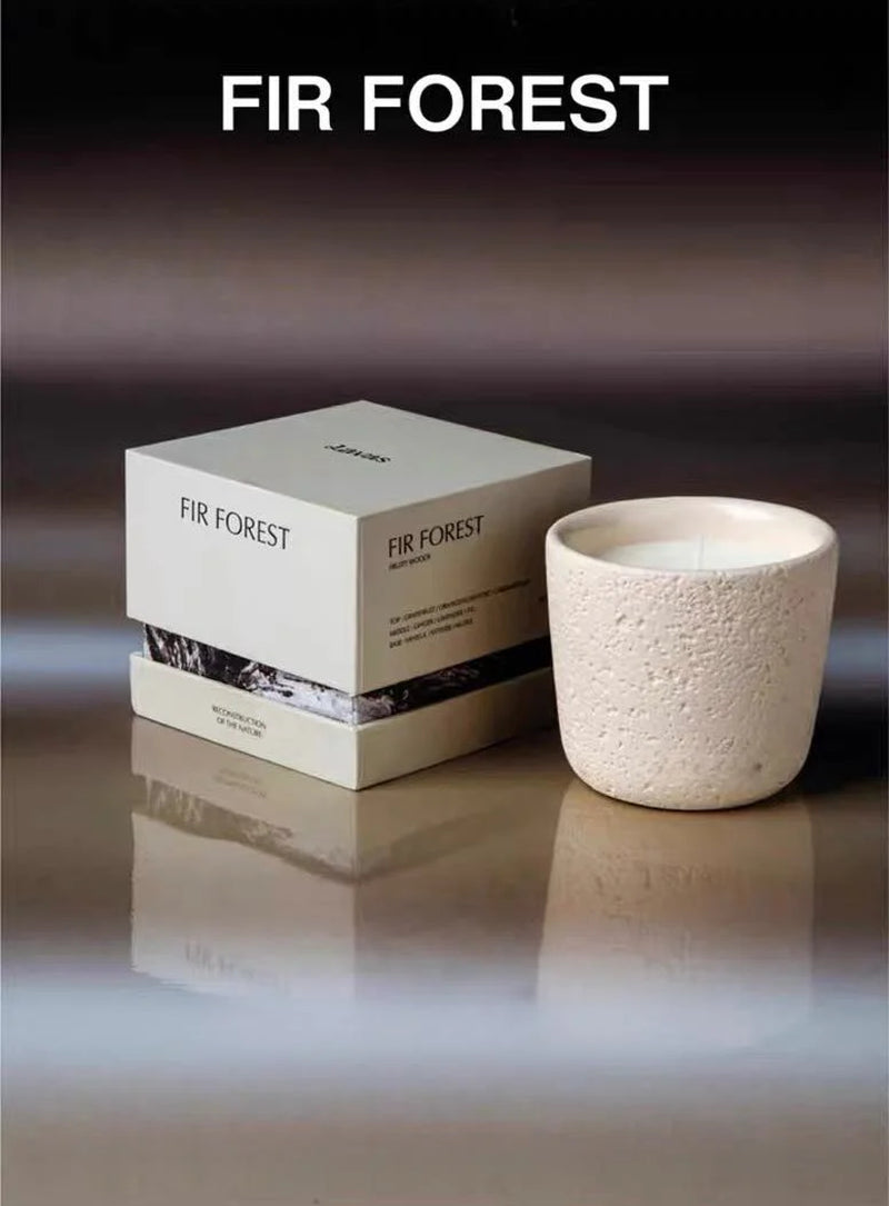 Wood Wick Soy Wax Scented Candle - Breath of Nature Scented - Fir Forest