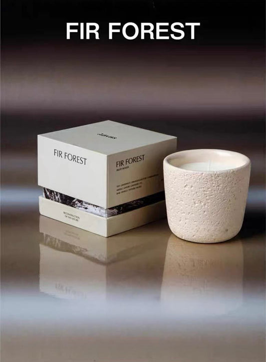 Wood Wick Soy Wax Scented Candle - Breath of Nature Scented - Fir Forest